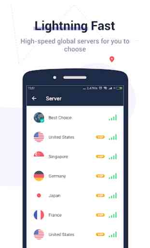 Top VPN: ILIMITADO, GRATIS y SEGURO para Android 3