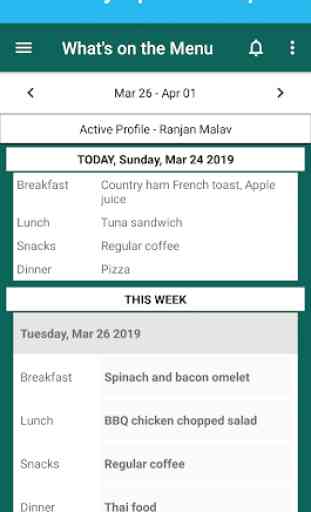 What's on the Menu - Meal Planner 1