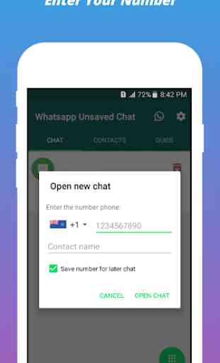 WhatsChat To Unsaved Number For WhatsApp 1
