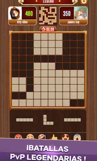 Woody ™ Block Puzzle Battle Online 4