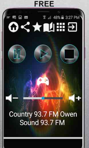 Country 93.7 FM Owen Sound 93.7 FM CA App Radio Fr 1