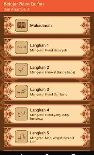 Belajar Baca Qur'an 1