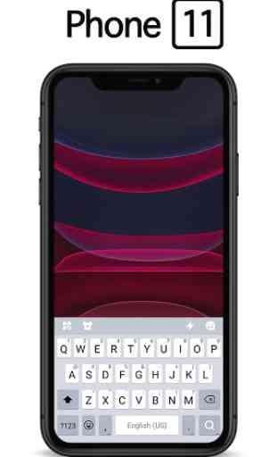 Black Phone 11 Tema de teclado 1