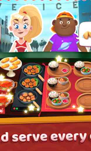 Chinese California Truck - Fast Food Cooking Game 2