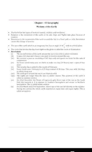 Class 6 Geography Notes 3