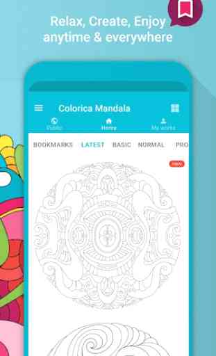 Colorica: Mandala Coloring Book 3