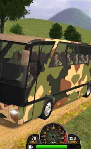 Conducción autobuses del ejército estadounidense 4