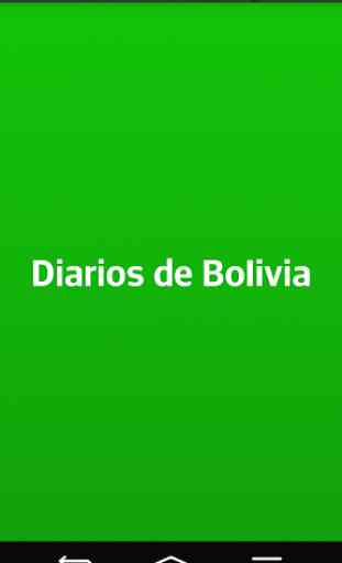 Diarios de Bolivia 1