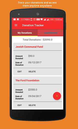 Donations Tracker 2