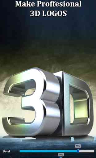 Editor de fotos texto 3D Lite-3D Logo & Nombre 3D 1