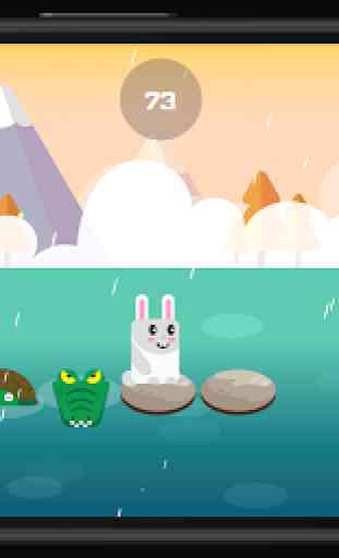 Escape de Conejo - Cruce de río juego 4