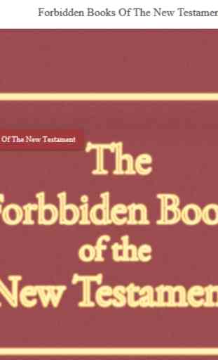 Forbidden Books Of The New Testament 4