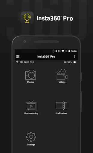 Insta360 Pro Camera Control App 2