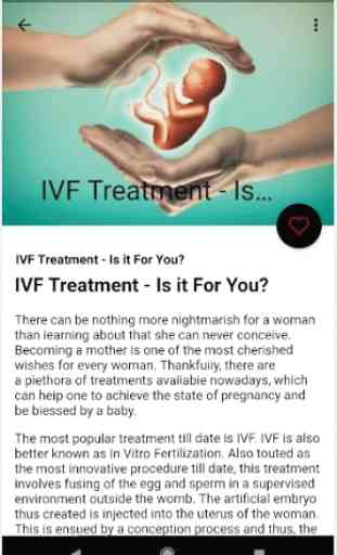 IVF Treatment - In Vitro Fertilization Treatment 2