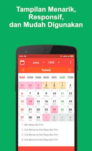 Kalender Indonesia dan Jadwal Sholat 4