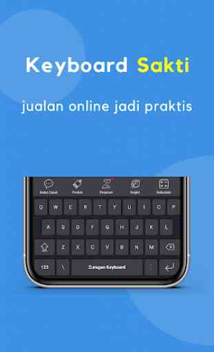 Keyboard Jualan Online: Cek Ongkir, Kalkulator 1