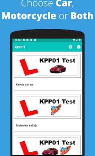 KPP 01 Test 2020 - Motosikal/Kereta/Kedua-duanya 1