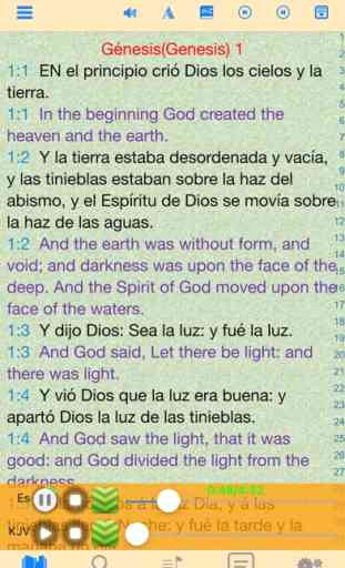 la Santa Biblia Reina Valera español Audio Bible 1