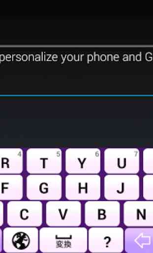 Lavender keyboard image 1