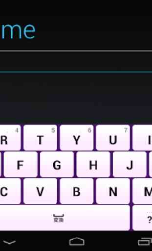 Lavender keyboard image 3