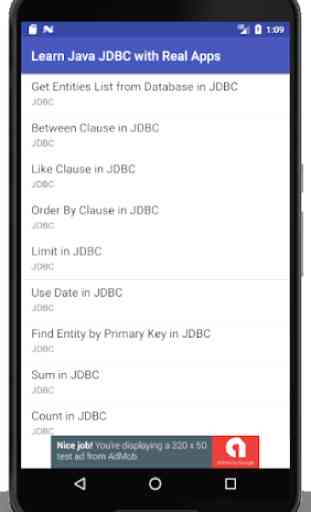 Learn Java JDBC with Real Apps 1
