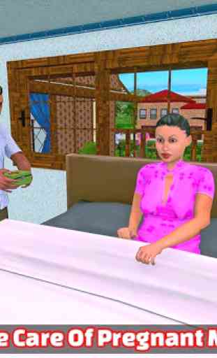 mamá embarazada virtual: simulador de familia 4