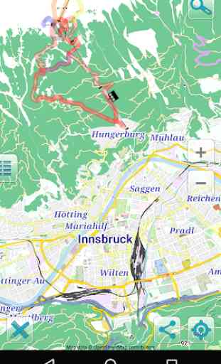 Mapa de Innsbruck offline 1