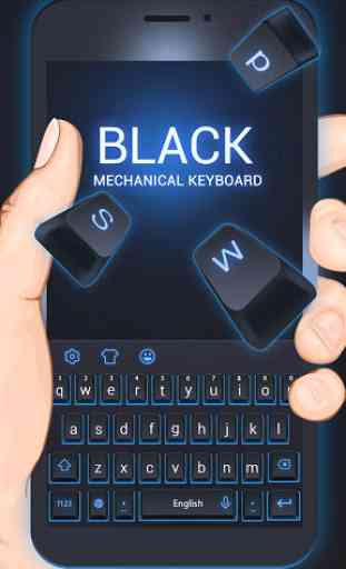 Mecánico negro del teclado 1