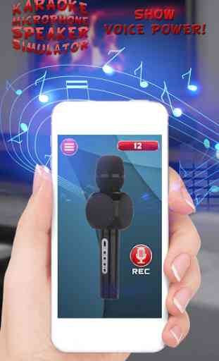 micrófono karaoke simulador altavoces 2