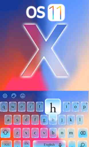 New Keyboard Theme for Phone X 1