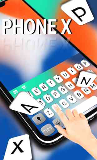 Phone X Classic Tema de teclado 1