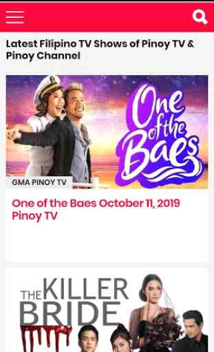 Pinoy TV - The Latest Filipino Shows 1