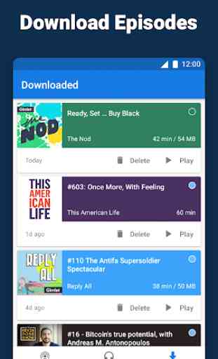 PodByte - Free Podcast Player App for Android 4