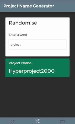 Project Name Generator 3