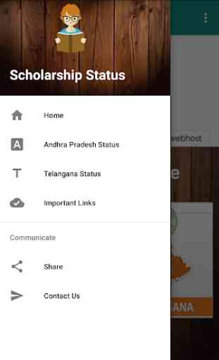 Scholarship Status : Andhra Pradesh and Telangana 2