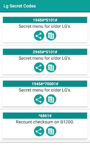 Secret Codes of LG 2019 Free 3
