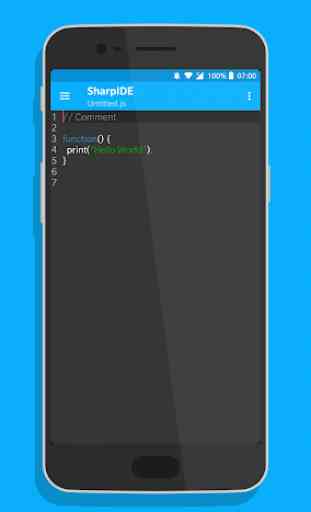 SharpIDE - JavaScript IDE and Editor for Android 4