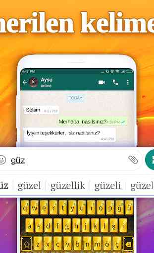 Türkçe klavye - Turkish Keyboard 3
