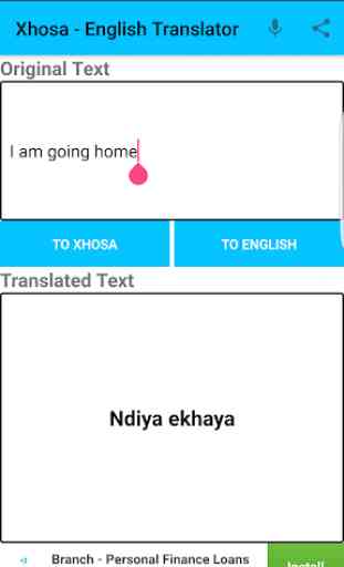 Xhosa - English Translator 3