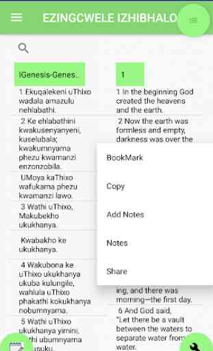 Xhosa Holy Bible English Bible Parallel 2