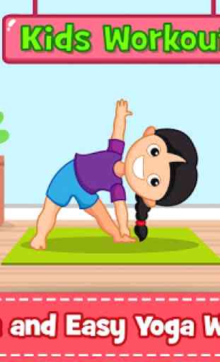 Yoga para niños y familia fitness. 1