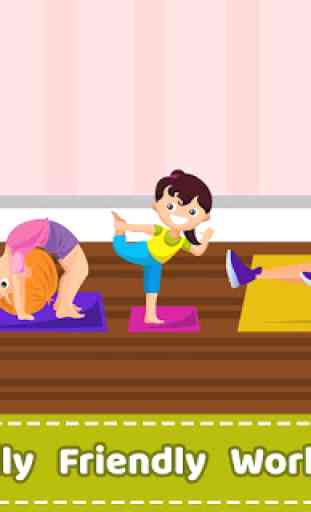 Yoga para niños y familia fitness. 3