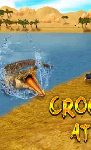 African Crocodile Attack 3D 1