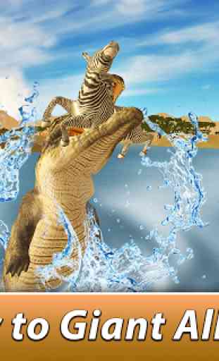 African Crocodile Attack 3D 3
