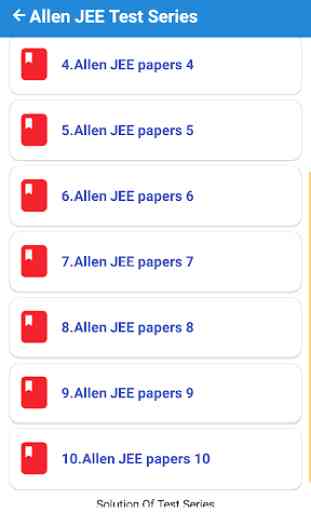 Allen Study Material, Test papers, JEE mains Books 4