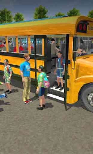 Autobús Escolar fuera de carretera Conductor 2020 2
