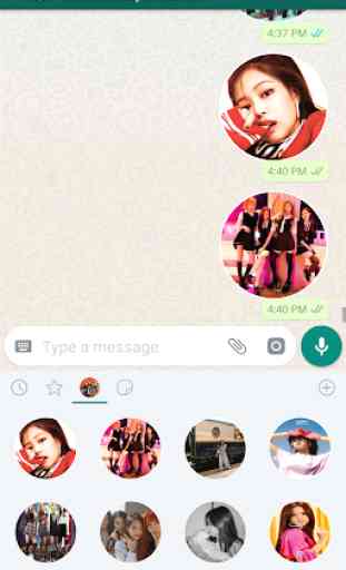 Black Pink Sticker for WhatsApp - WAStickerApps 4