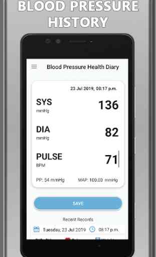 Blood Pressure Check Diary: BP Info 1