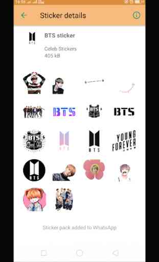 BTS K-pop WAStickerApps : Stickers for Whatsapp 2