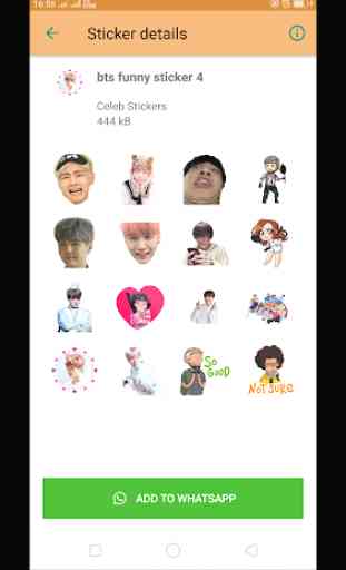 BTS K-pop WAStickerApps : Stickers for Whatsapp 3
